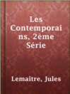 Cover image for Les Contemporains, 2ème Série